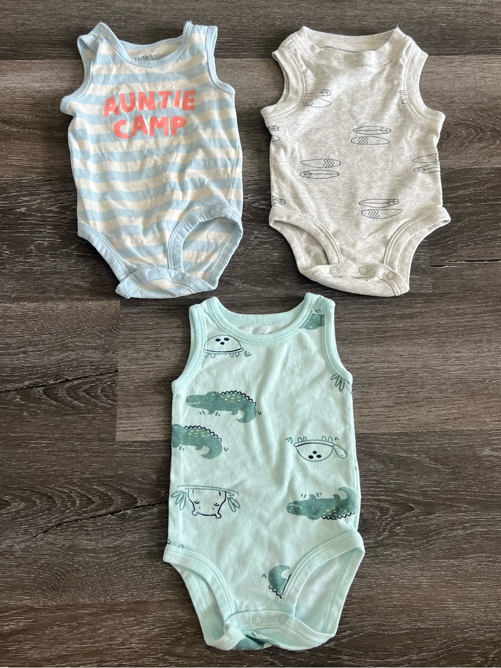 Carter’s Sleeveless 3 mo Onesie Bundle
